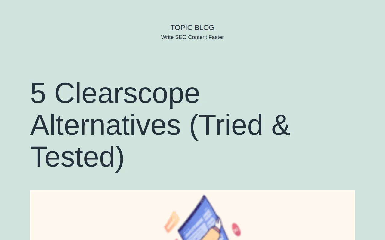 Topic: visual reference for 4. Topic, Focused Semantic Content Optimization