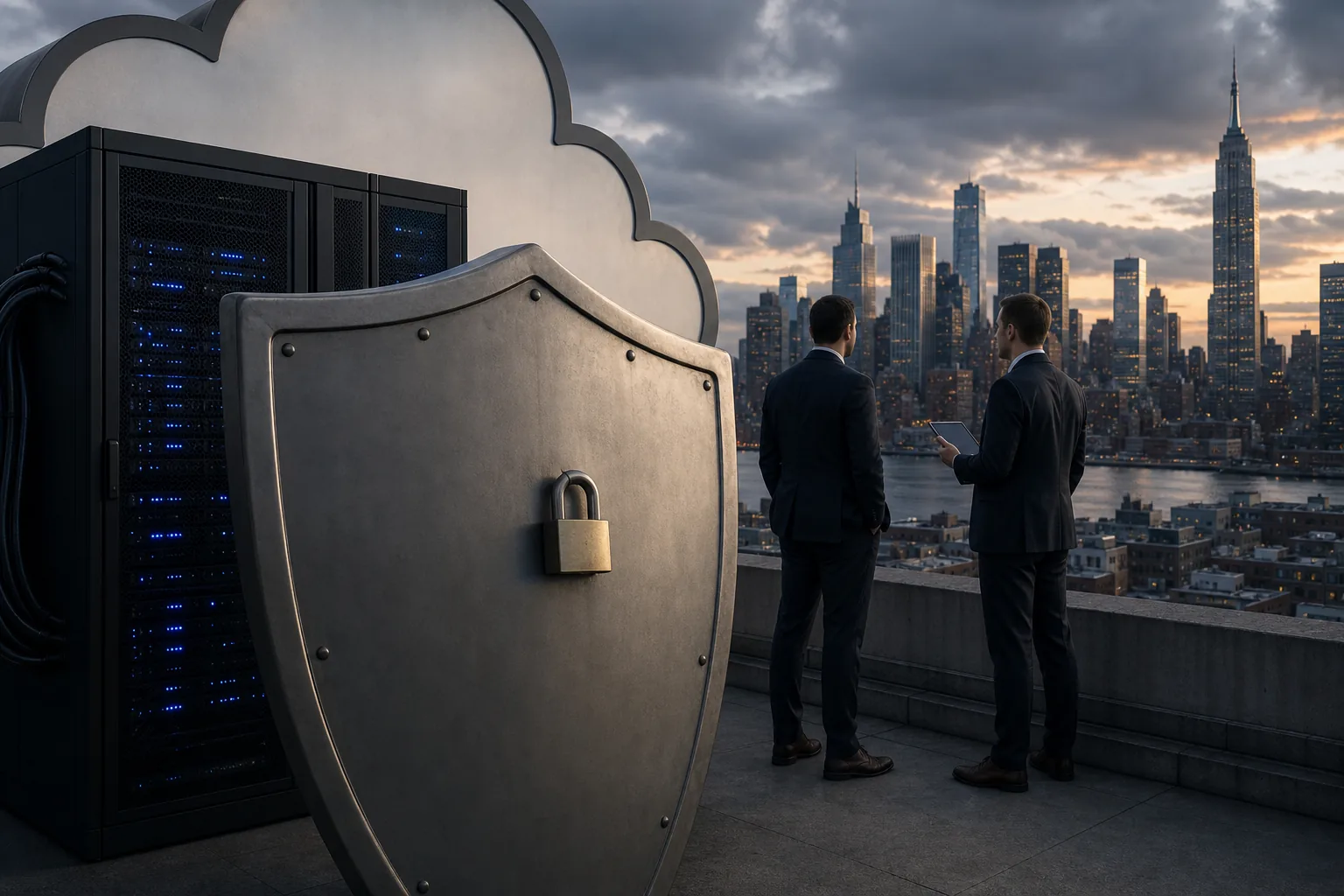 Illustration for Managed cloud security and compliance providers for New York SMBs