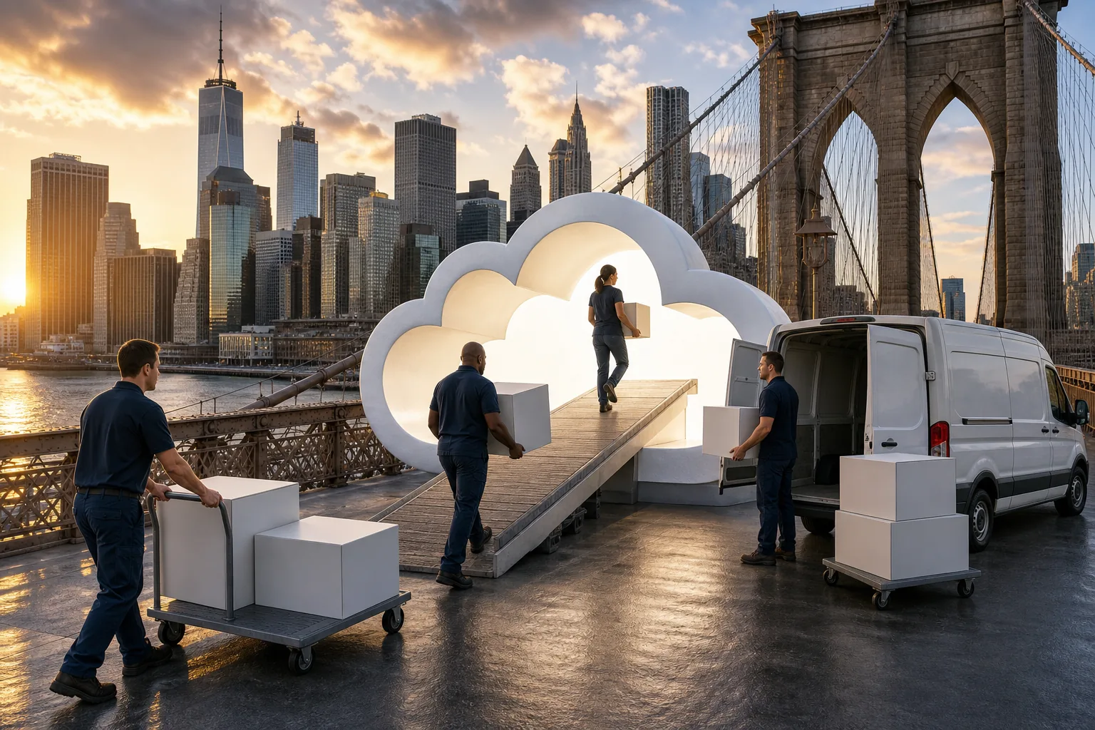 Illustration for Cloud migration and modernization partners for New York businesses