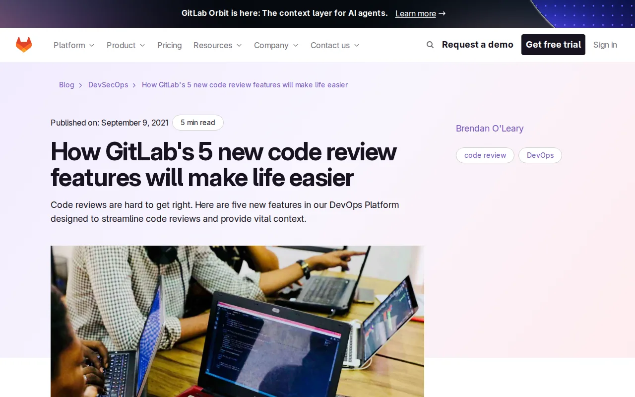 GitLab: visual reference for 6. GitLab — Integrated DevSecOps with Automated Review