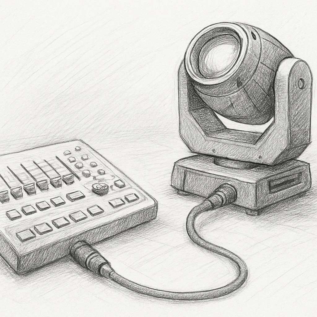 comment adresser un projecteur dmx 512 guide pratique étape par étape 1