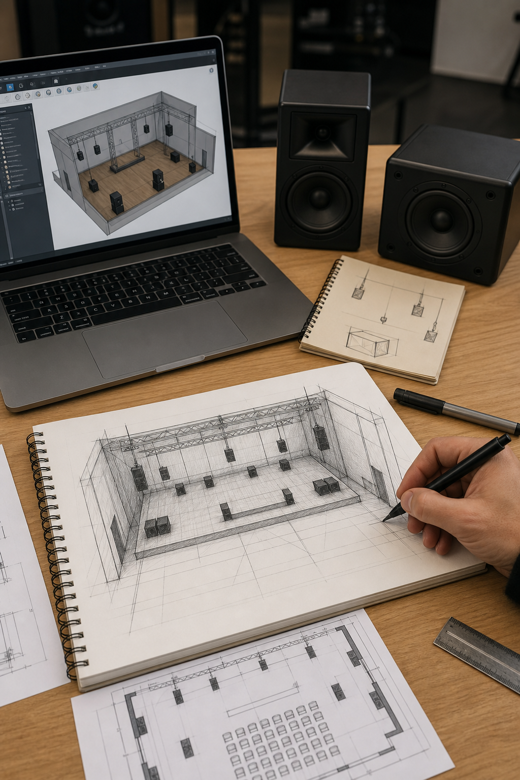Comment créer un plan de sonorisation 3d gratuit 1 A photorealistic image related to comment-créer-un-plan-de-sonorisation-3d-gratuit. Alt: comment-créer-un-plan-de-sonorisation-3d-gratuit