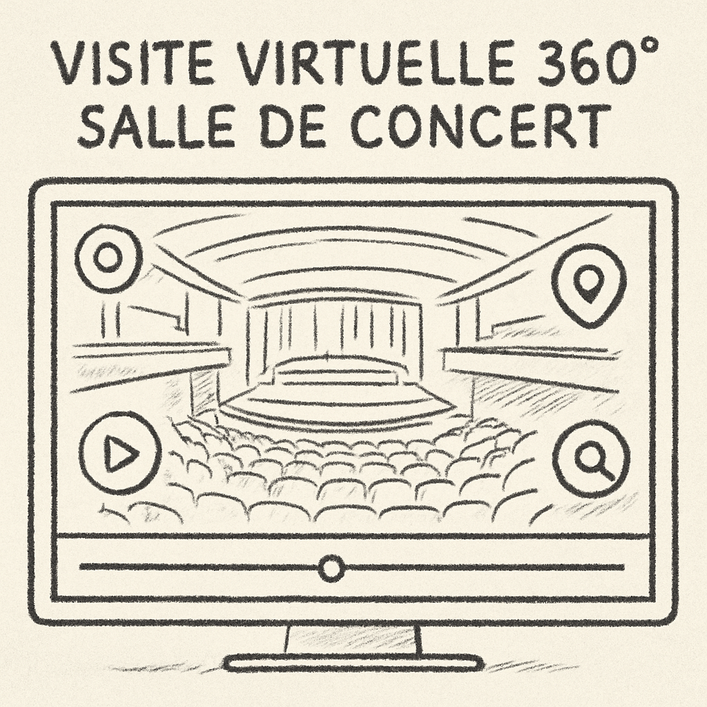 comment préparer une visite virtuelle 360 pour salle de concert guide pas à pas 2