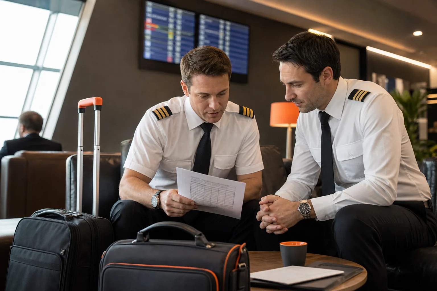 airline pilot schedule commuting and crew duty lifestyle