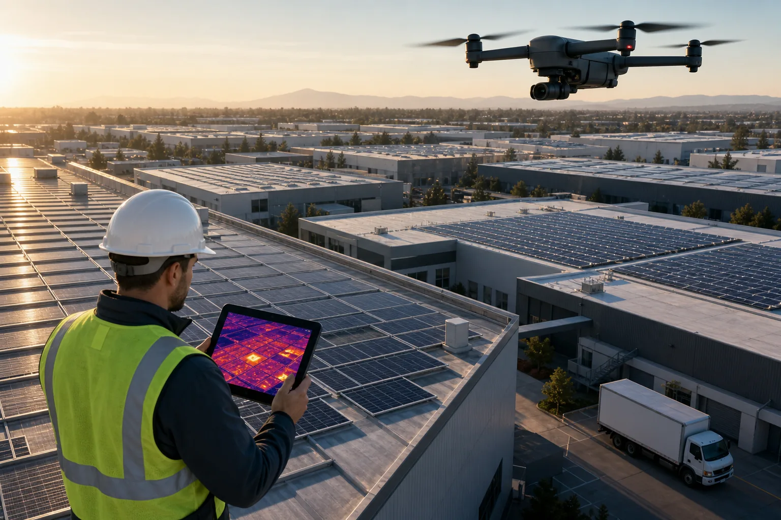 DroneSurvey Pro: visual reference for 4. DroneSurvey Pro , large‑portfolio compliance inspections, IEC‑62446 certified