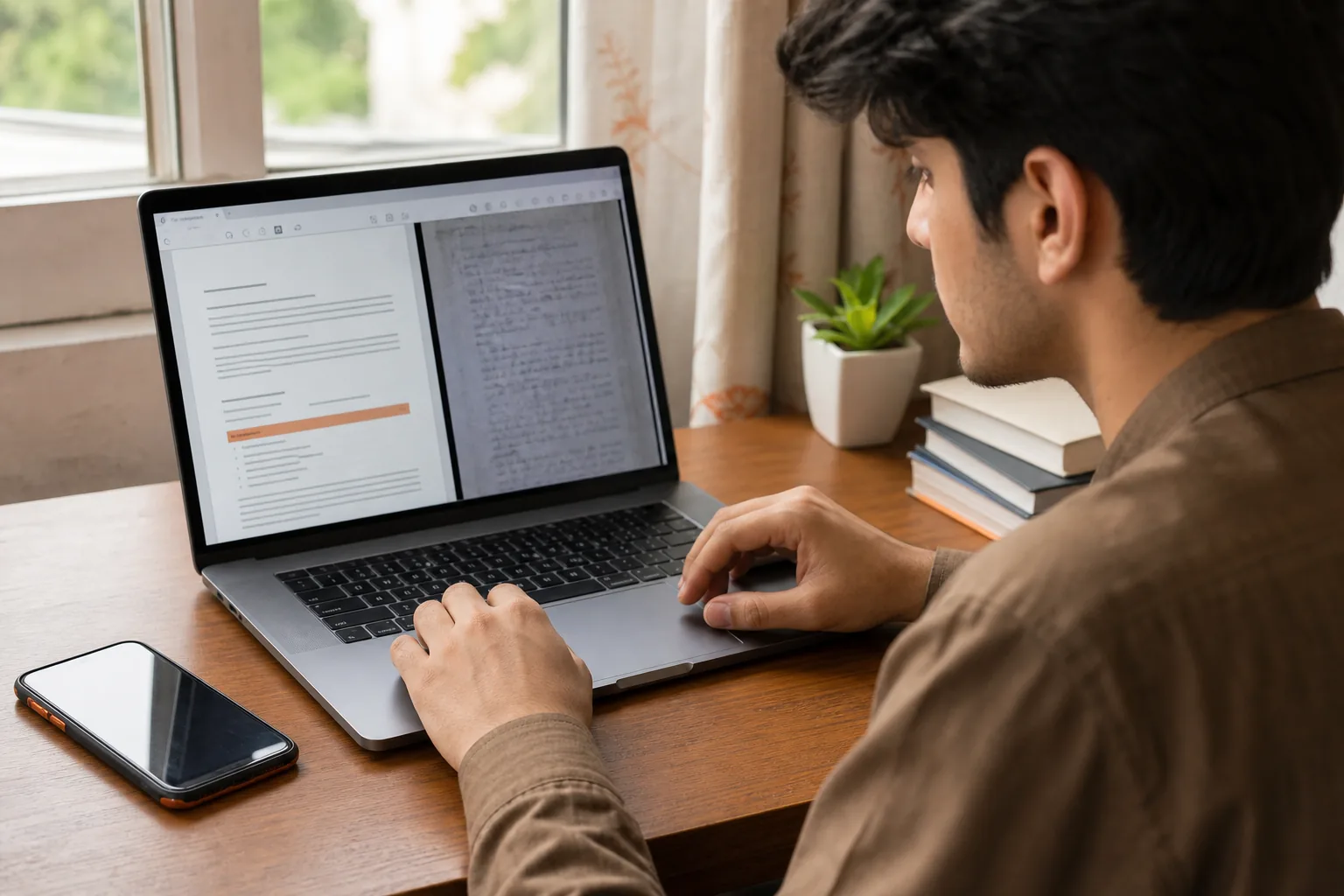 Check a compressed PDF’s file size and readability before sharing it.