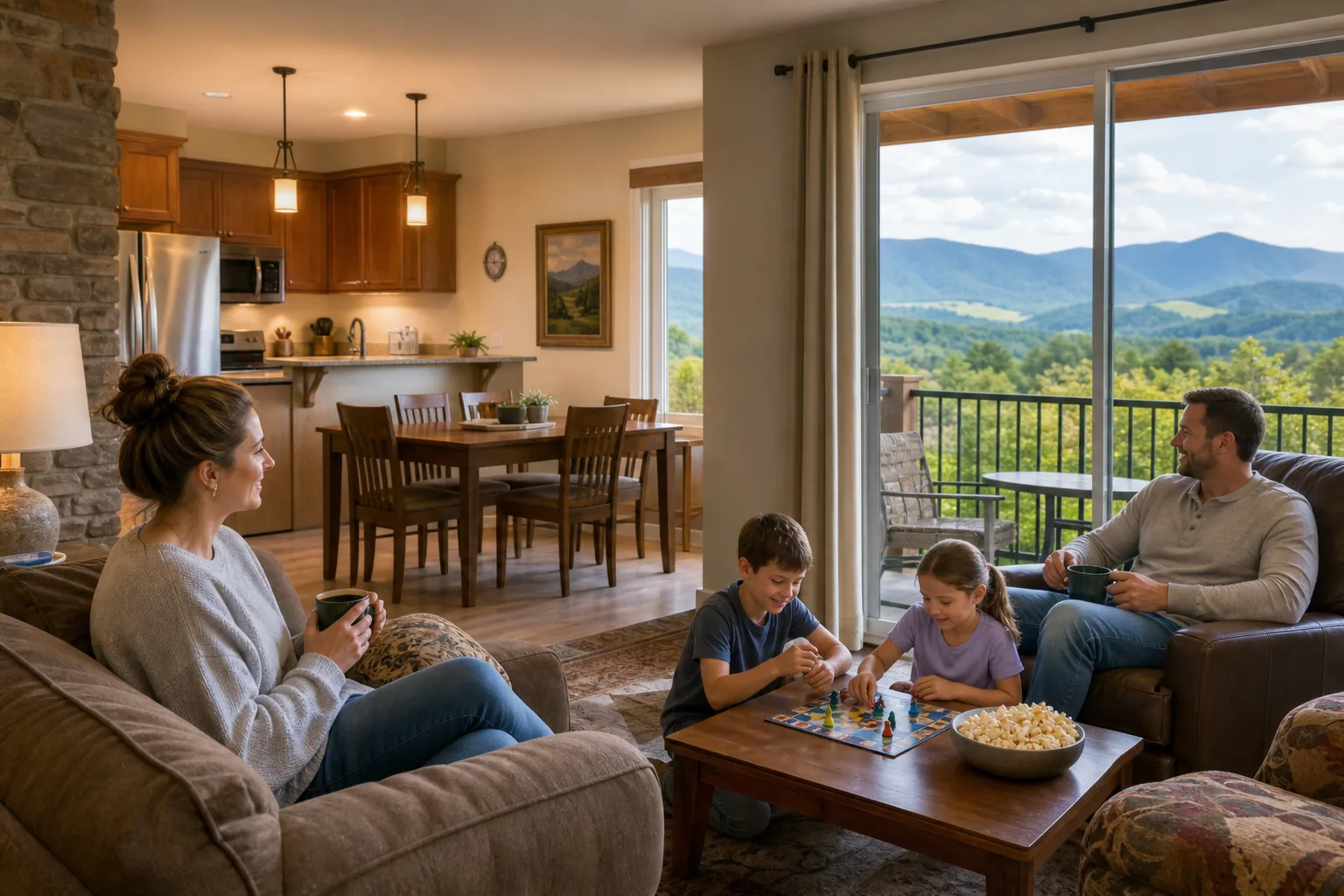 Illustration for Family-focused condo-style accommodations