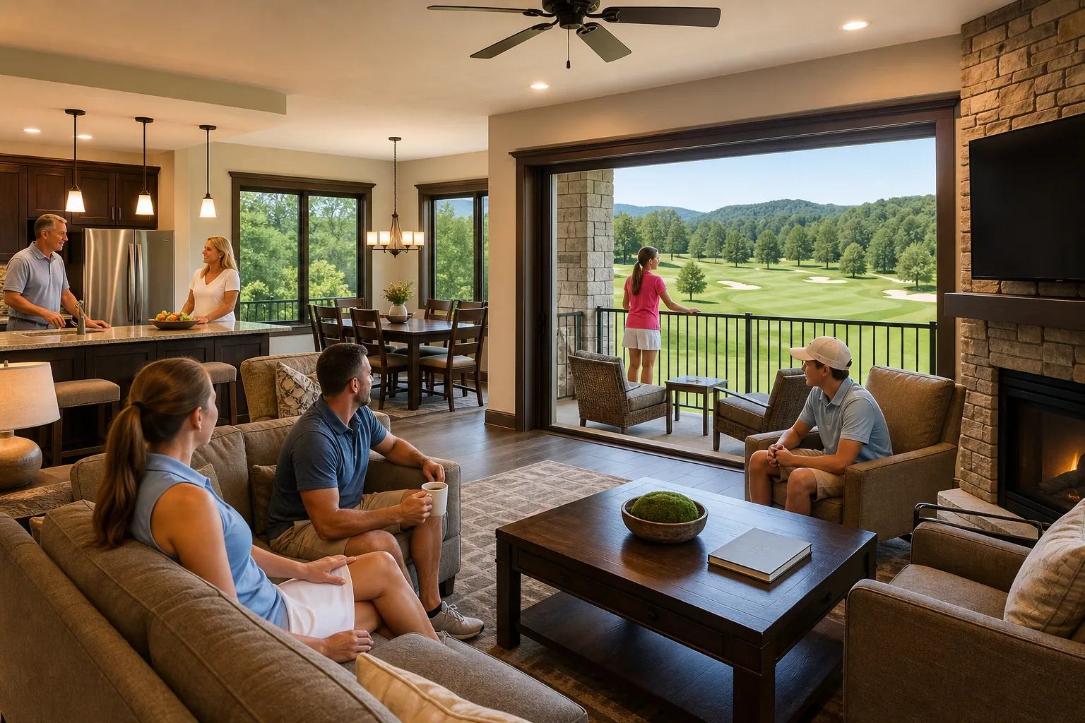 Illustration for Golf-focused condo rentals
