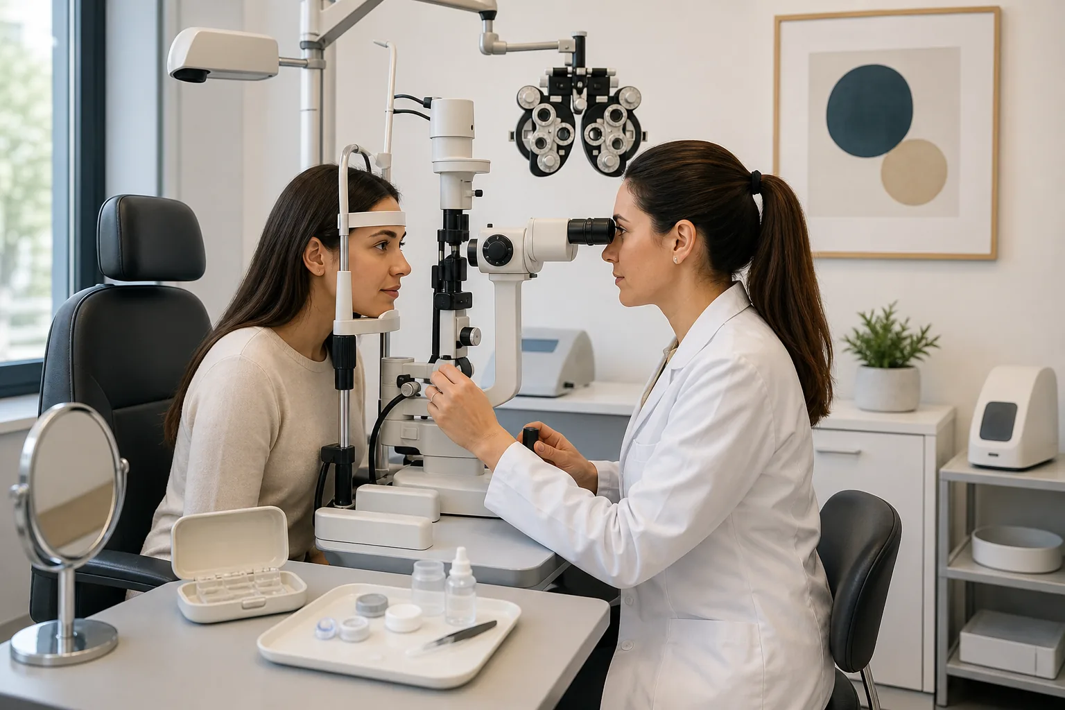Illustration for Optometry-led contact lens examination services