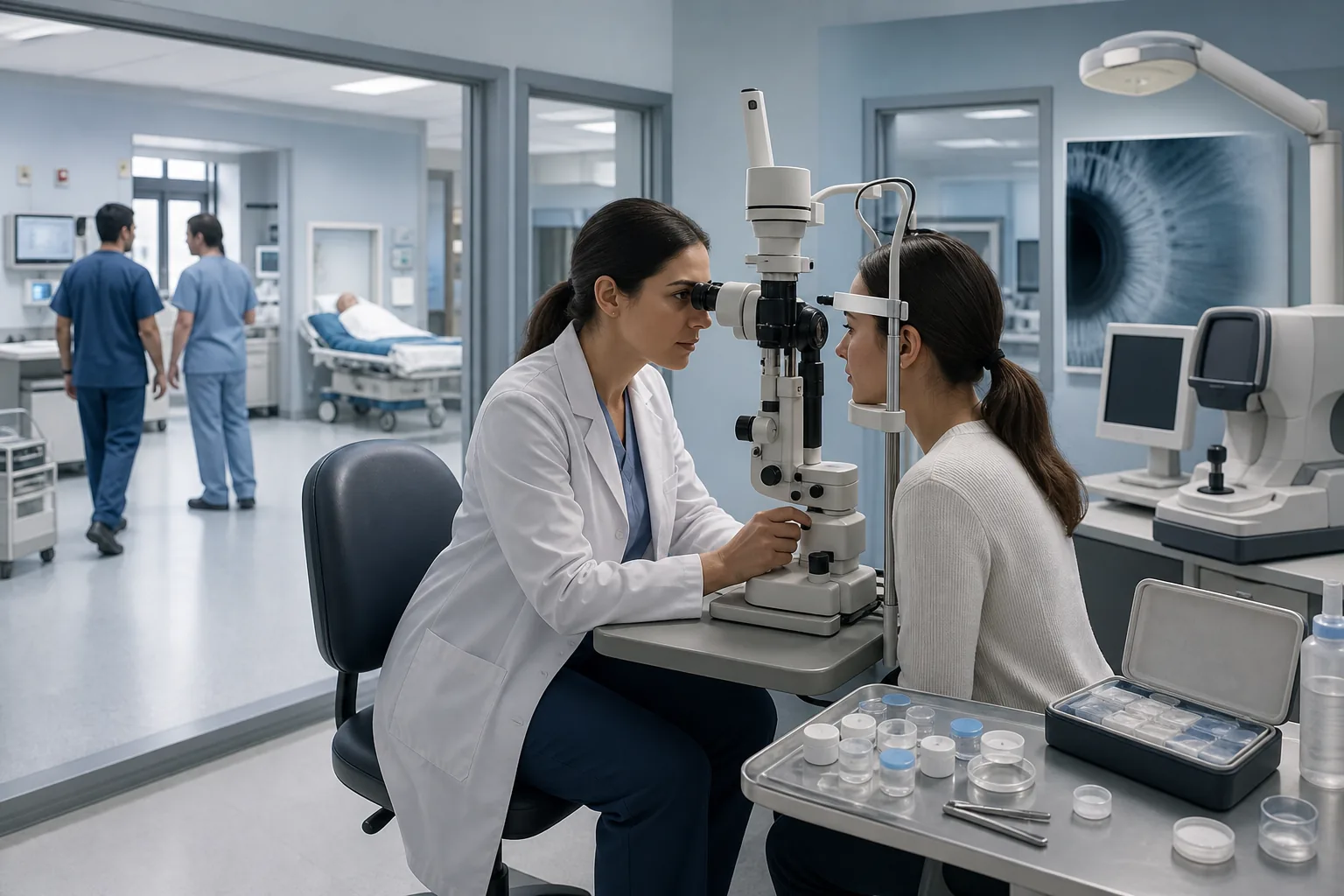 Illustration for Hospital-based eye departments