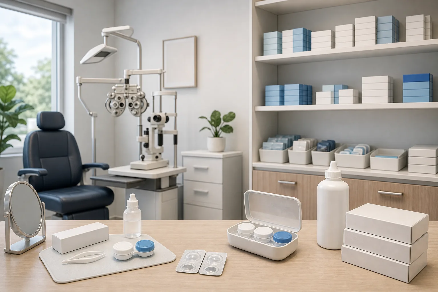 Illustration for Optical-centre contact lens services