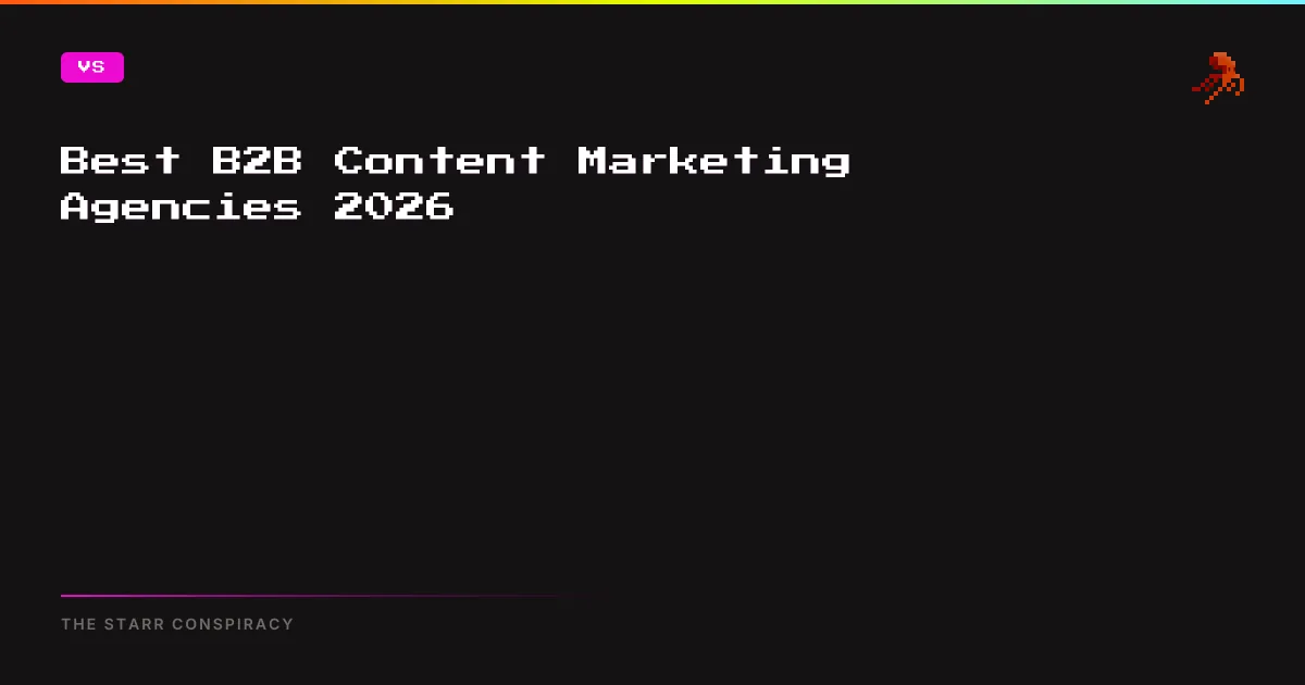 The Starr Conspiracy: visual reference for 2. The Starr Conspiracy — Premium B2B tech content strategy and demand creation