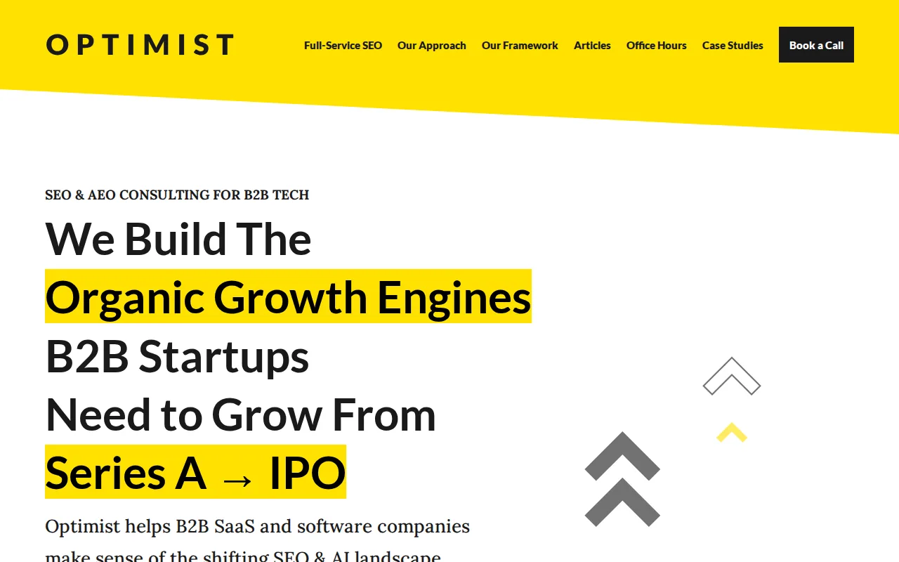 Optimist: visual reference for 4. Optimist — Scalable SEO content and strategy for early‑stage SaaS founders