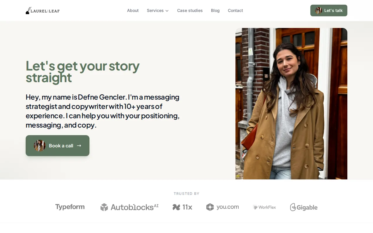 Laurel Leaf: visual reference for 6. Laurel Leaf — Founder‑led editorial for early‑stage SaaS startups