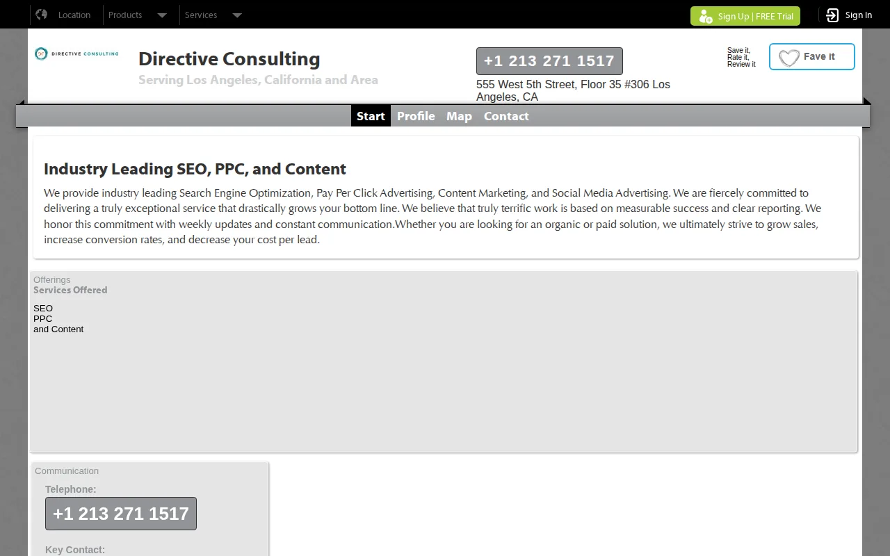 Directive Consulting: visual reference for 8. Directive Consulting — Integrated paid media, SEO, and content creation