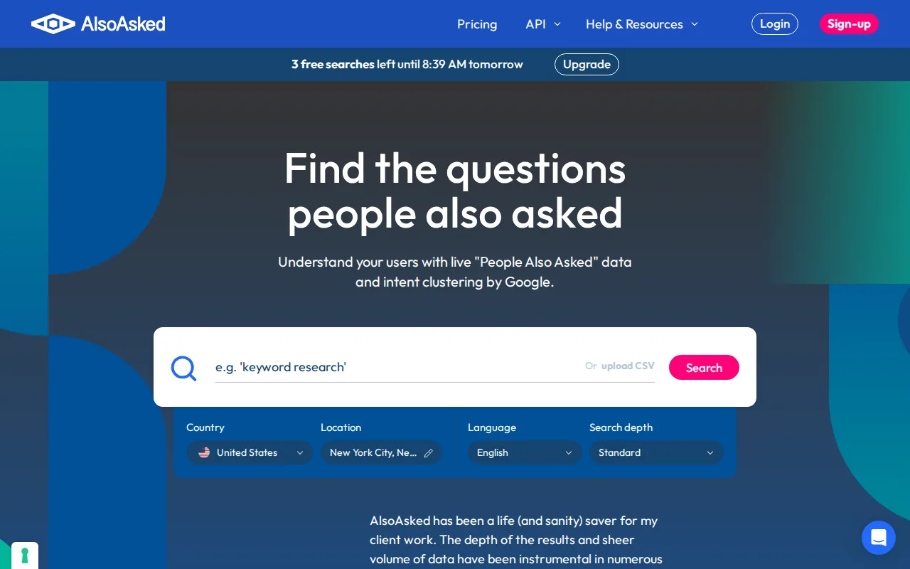AlsoAsked: visual reference for 11. AlsoAsked