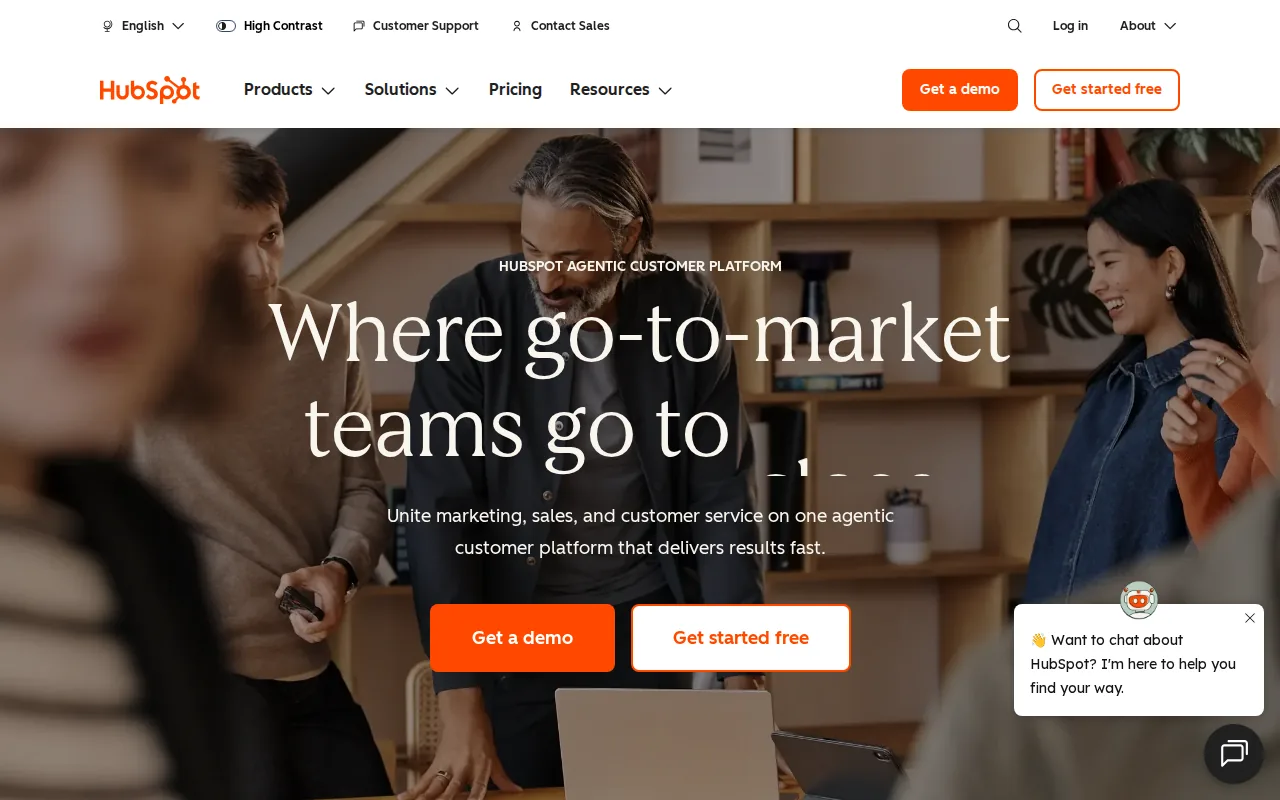 HubSpot: visual reference for 5. HubSpot, inbound marketing