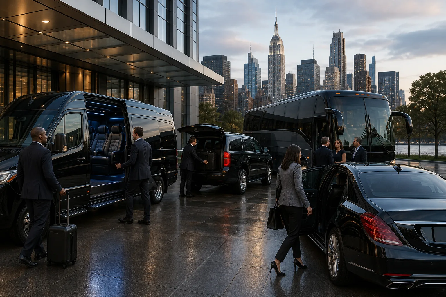 Illustration for NYC Van & Limo