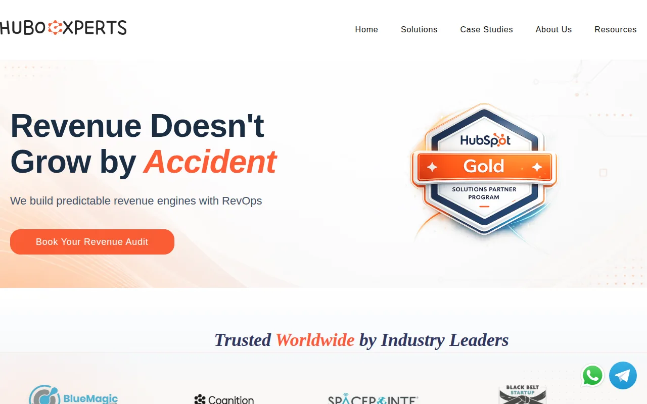 HuboExperts: visual reference for 2. HuboExperts — Fast‑Track HubSpot Implementations for SMBs