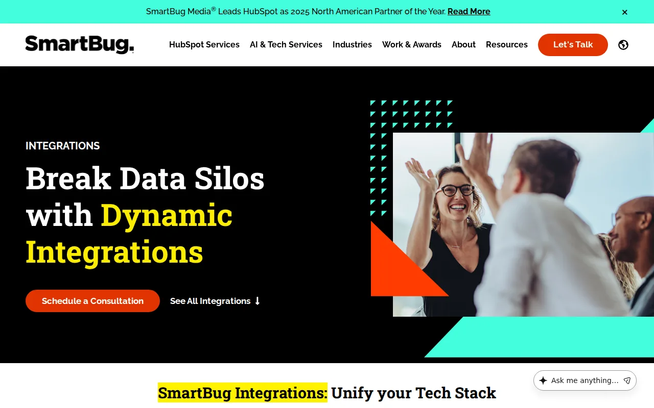 SmartBug Media: visual reference for 5. SmartBug Media — HIPAA‑Compliant HubSpot Integrations for Healthcare