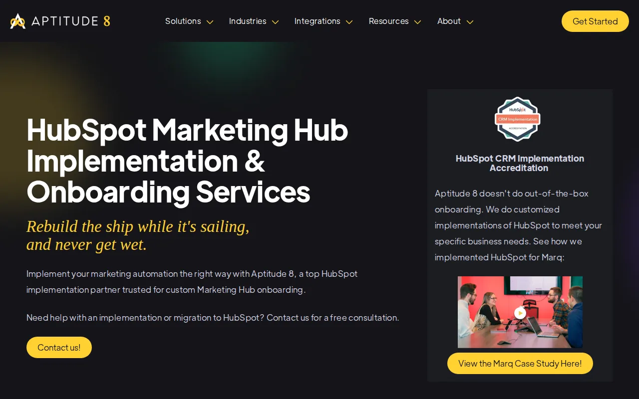 Aptitude 8: visual reference for 6. Aptitude 8 — Complex Multi‑Hub Technical Consulting