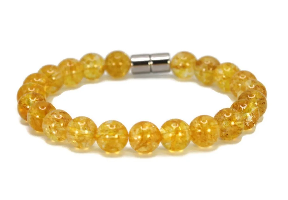 Auras by Osiris Citrine Bracelet (8mm) ☀️💰: visual reference for 2. Auras by Osiris Citrine Bracelet (8mm) ☀️💰 | Merchant's Stone for Abundance, Joy, Success & Positive Energy Manifestation Jewelry (Unisex)