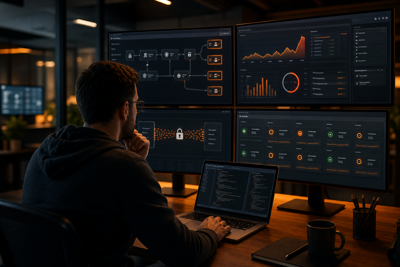 API security authentication and scalable performance monitoring.