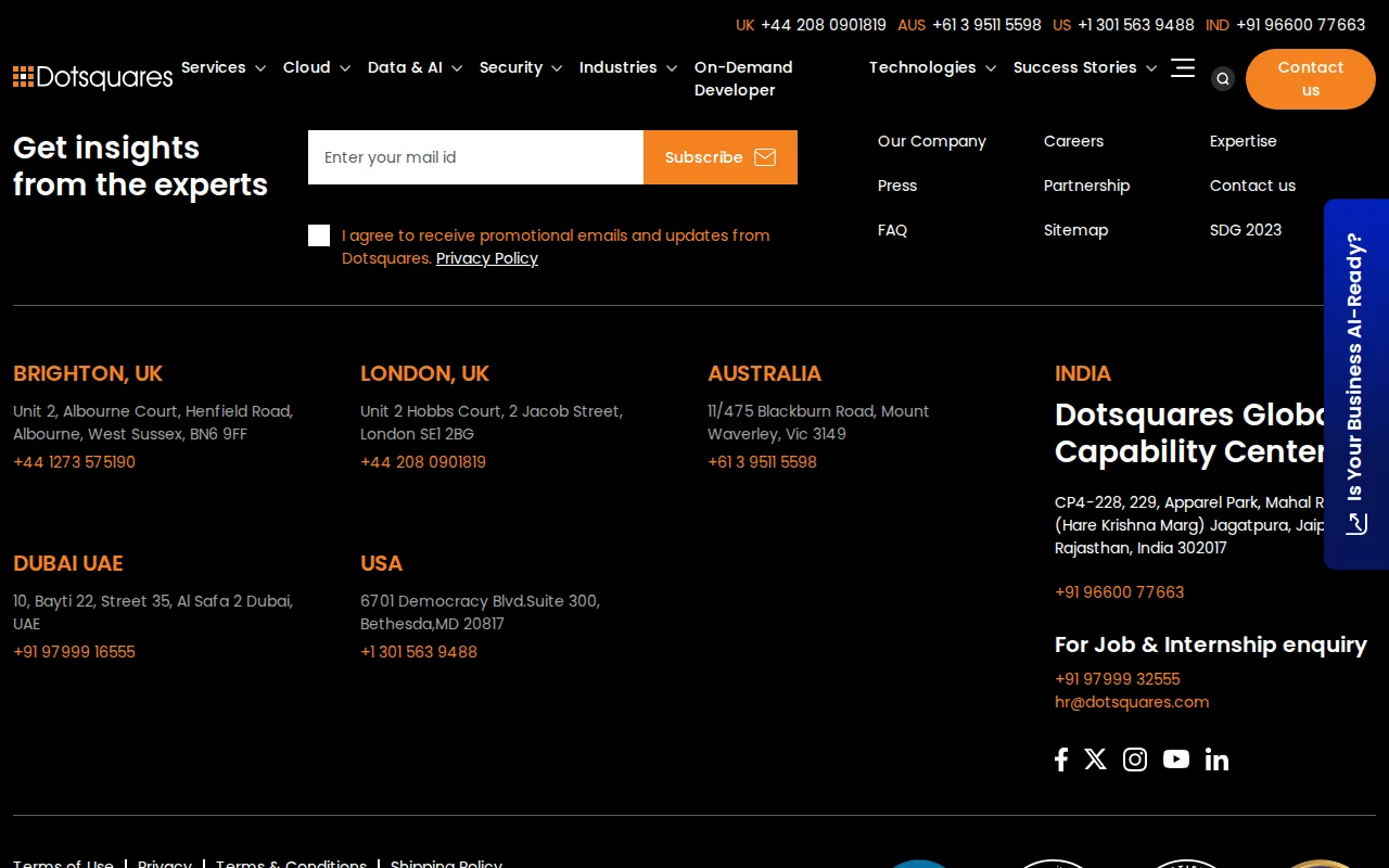 Dotsquares: visual reference for 8. Dotsquares — ERP‑CRM integration for travel industry
