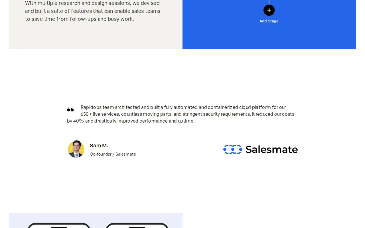 Rapidops: visual reference for 9. Rapidops — GenAI‑powered CRM automation for retail