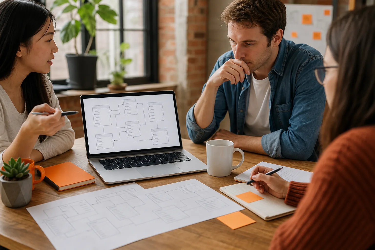 Custom database schema planning and entity relationship diagram