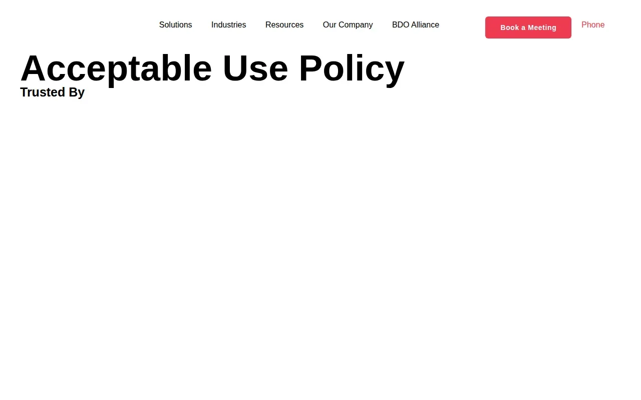 Screenshot of the Netsurit website
