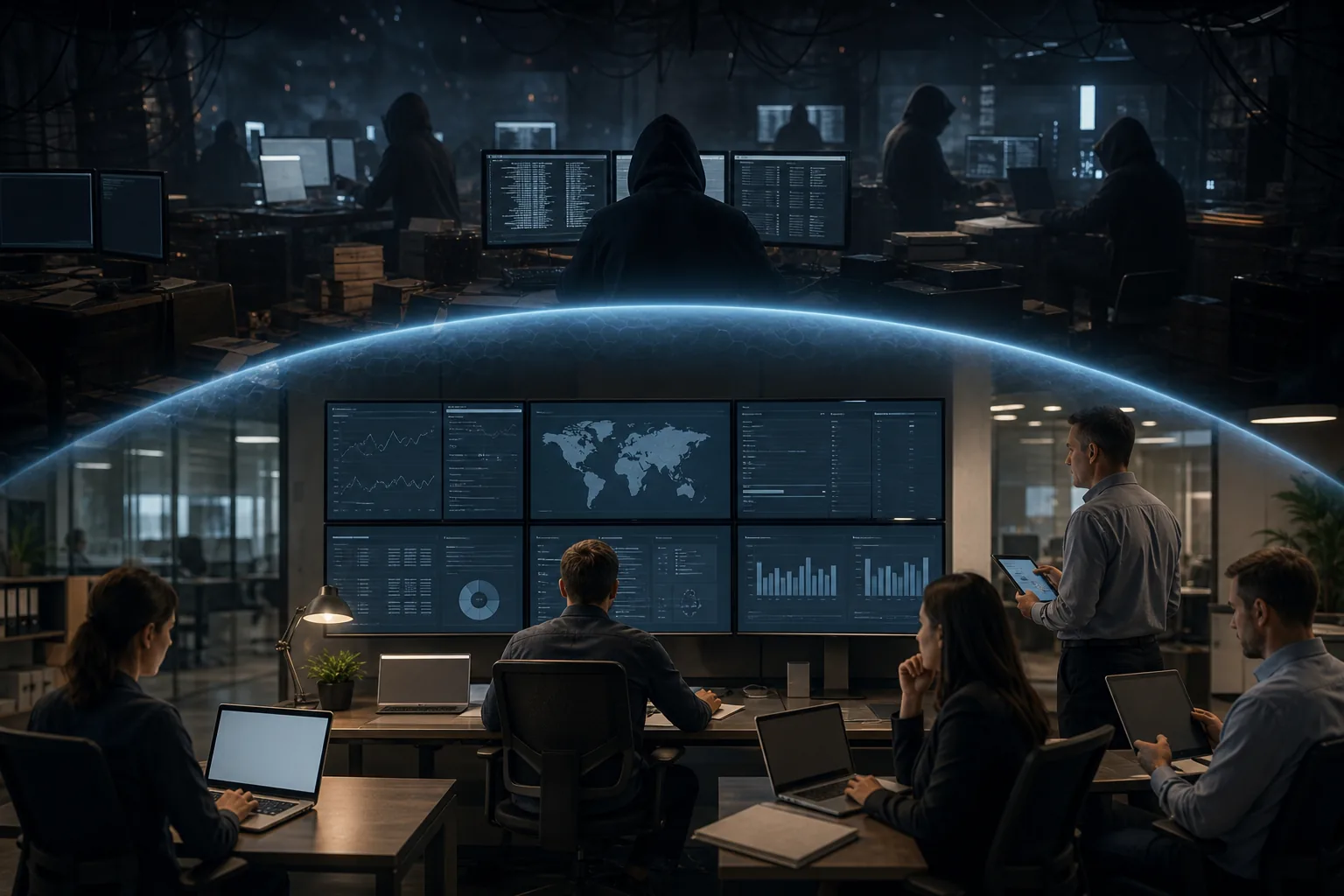 Illustration for Managed Dark Web Monitoring Providers for Small and Midsized Businesses