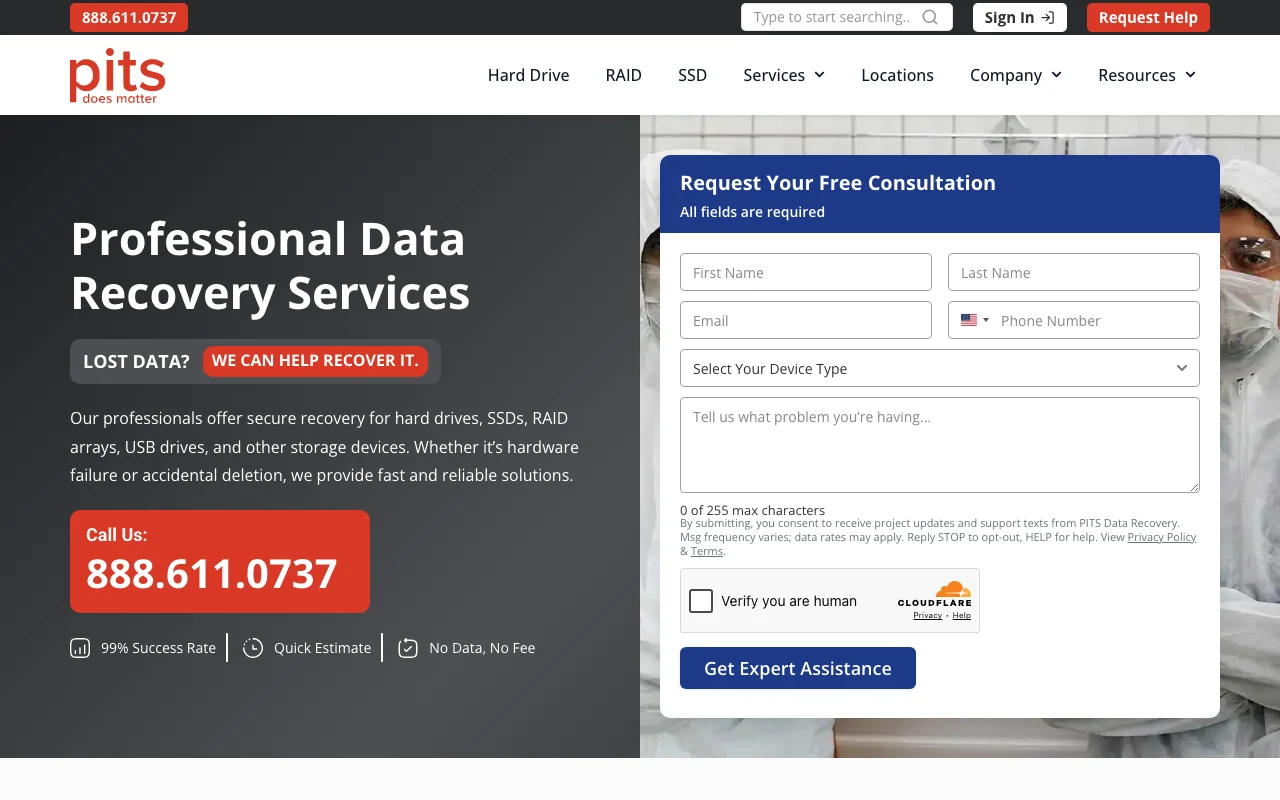 Illustration for PITS Global Data Recovery