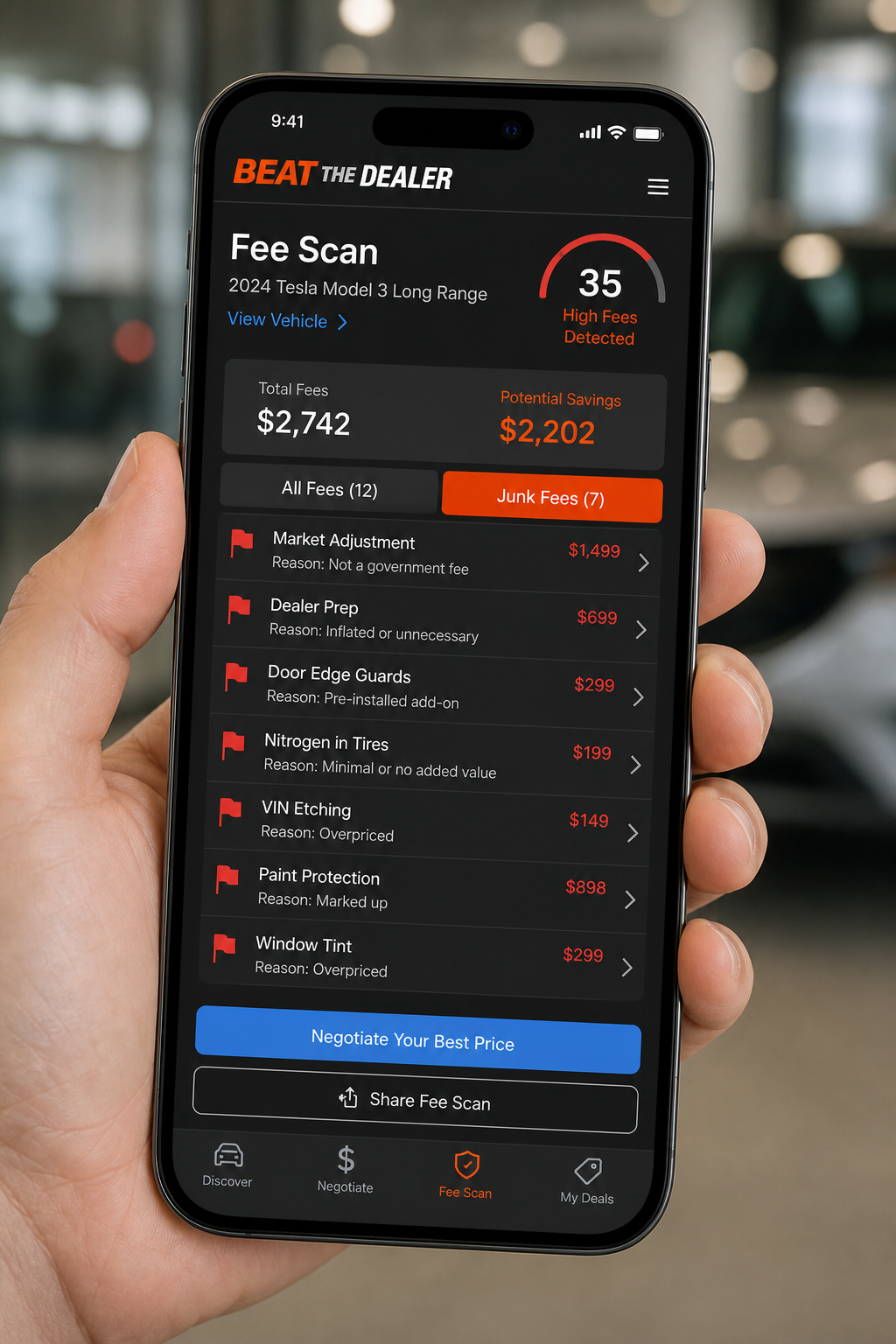 Best Dealership Fee Scanner Mobile Apps for Car Buyers