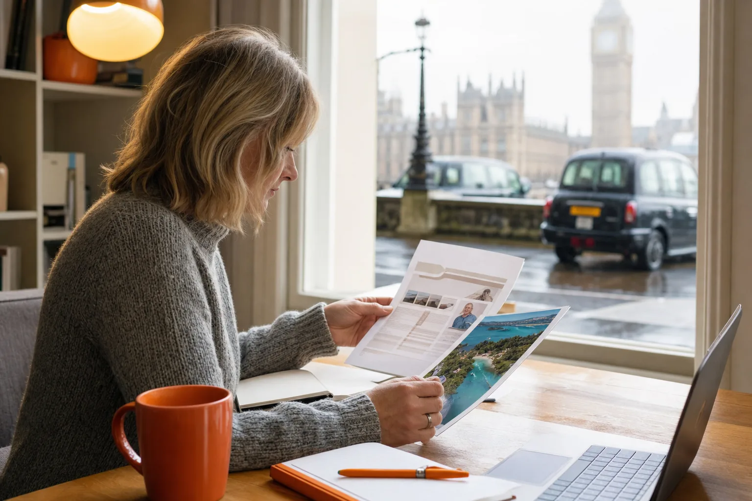 UK patient checking what a dental tourism package includes before travelling for dental care.