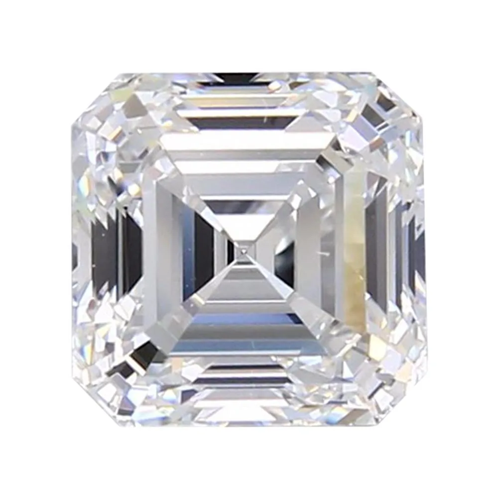 Product photo of Asscher Cut Diamond Veneer Cubic Zirconia Loose Stone.
