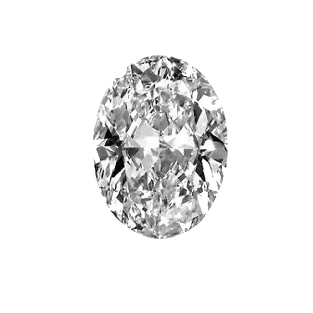 Product photo of Oval Diamond Veneer Cubic Zirconia Loose Stone. Oval