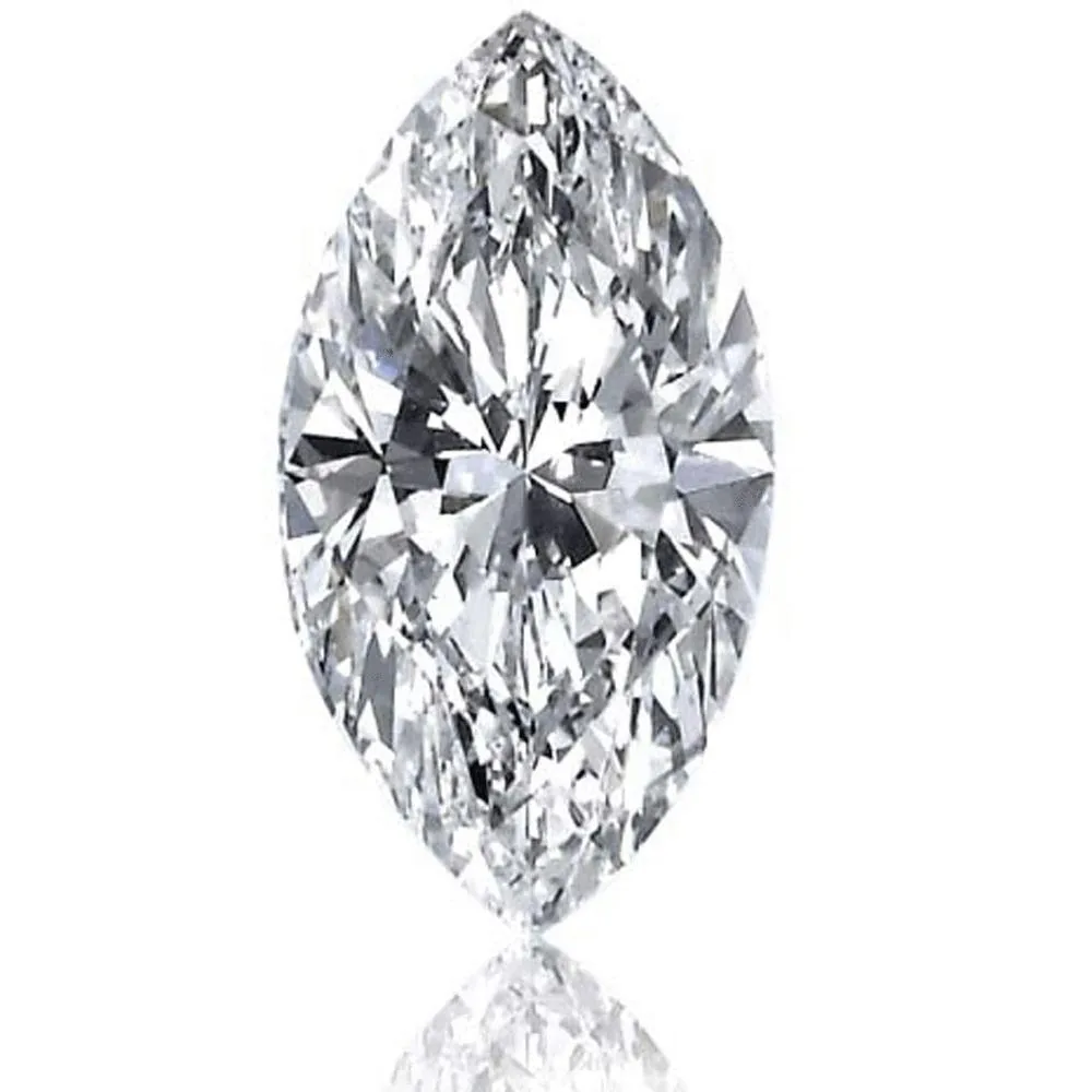 Product photo of Marquise shape Diamond Veneer Cubic Zirconia Loose Stone. MARQ