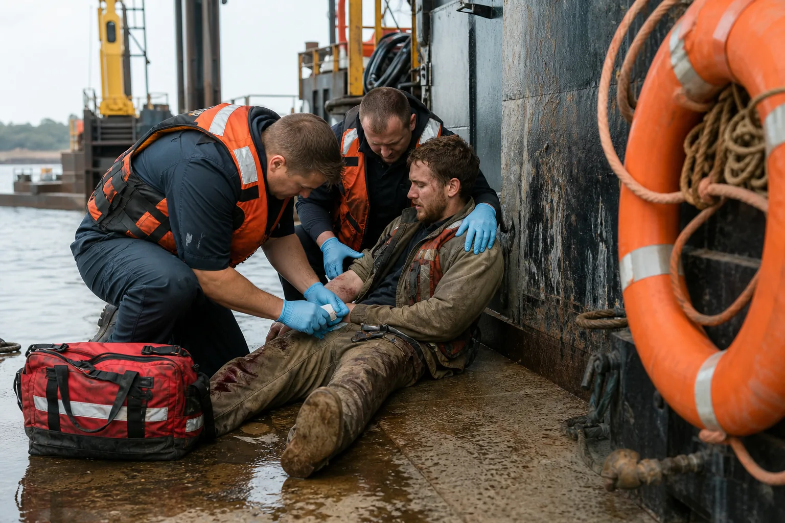 Dredging Accident Injury: What to Do Next