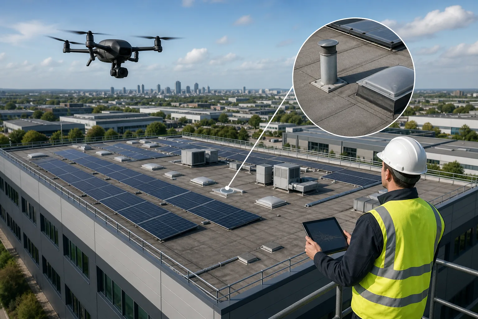 Visual Perspectives Limited: visual reference for 1. Visual Perspectives Limited , IEC 62446 Compliant Drone Roof Inspections