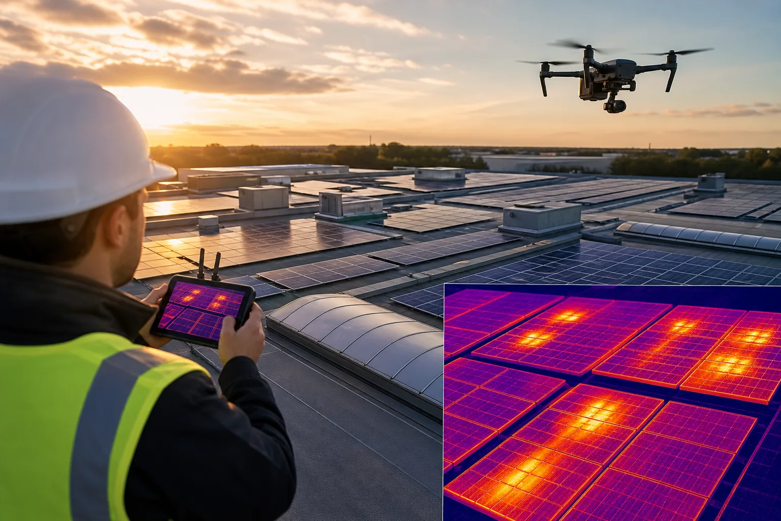 Thermography Services UK: visual reference for 3. Thermography Services UK , Specialist Solar PV Thermography