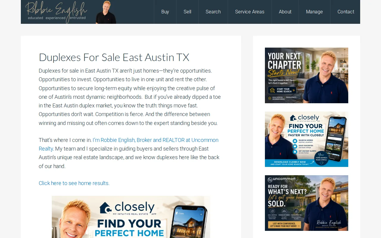 East Austin Duplexes: visual reference for 4. East Austin Duplexes, Central-Living Tradeoffs and Rental Demand Questions