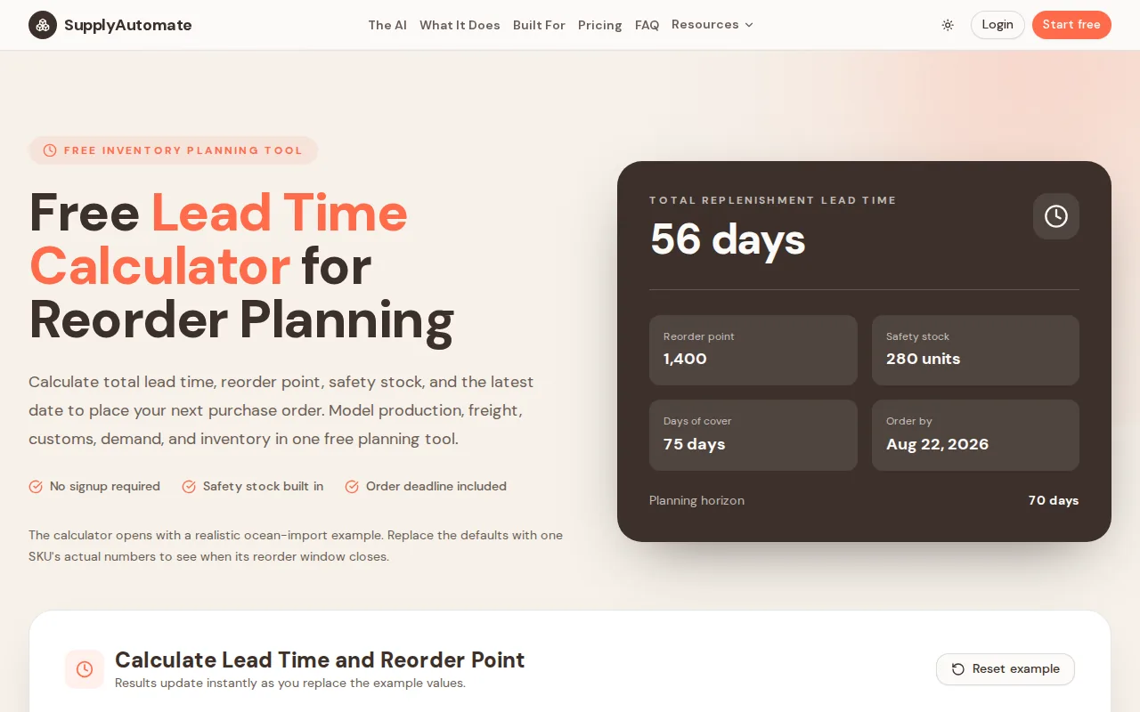 Purchase orders, suppliers, and landed cost in one ecommerce workflow
