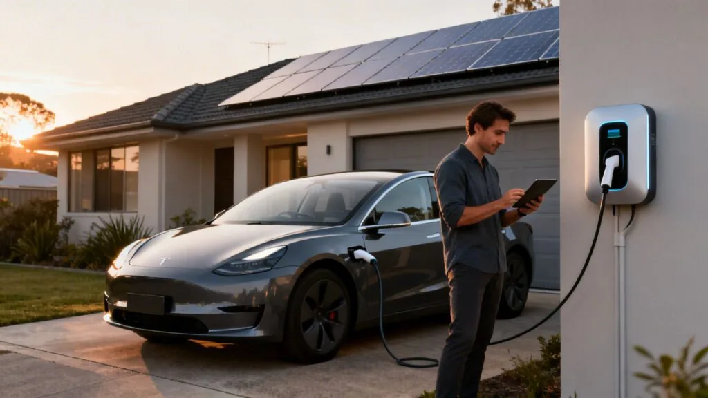 Interactive Solar: visual reference for 2. Interactive Solar , Solar‑linked chargers with energy savings