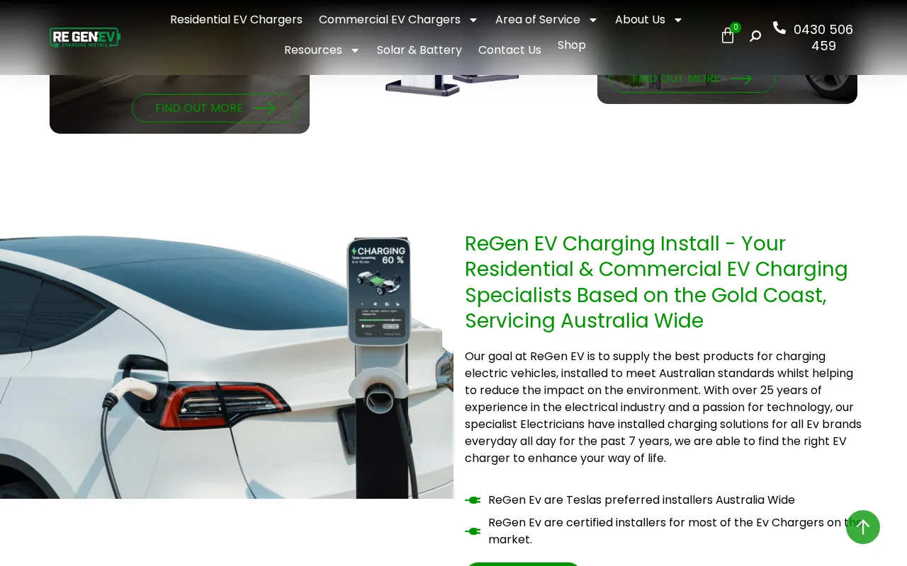 ReGen EV: visual reference for 5. ReGen EV , Tesla‑preferred installer with vehicle‑specific support