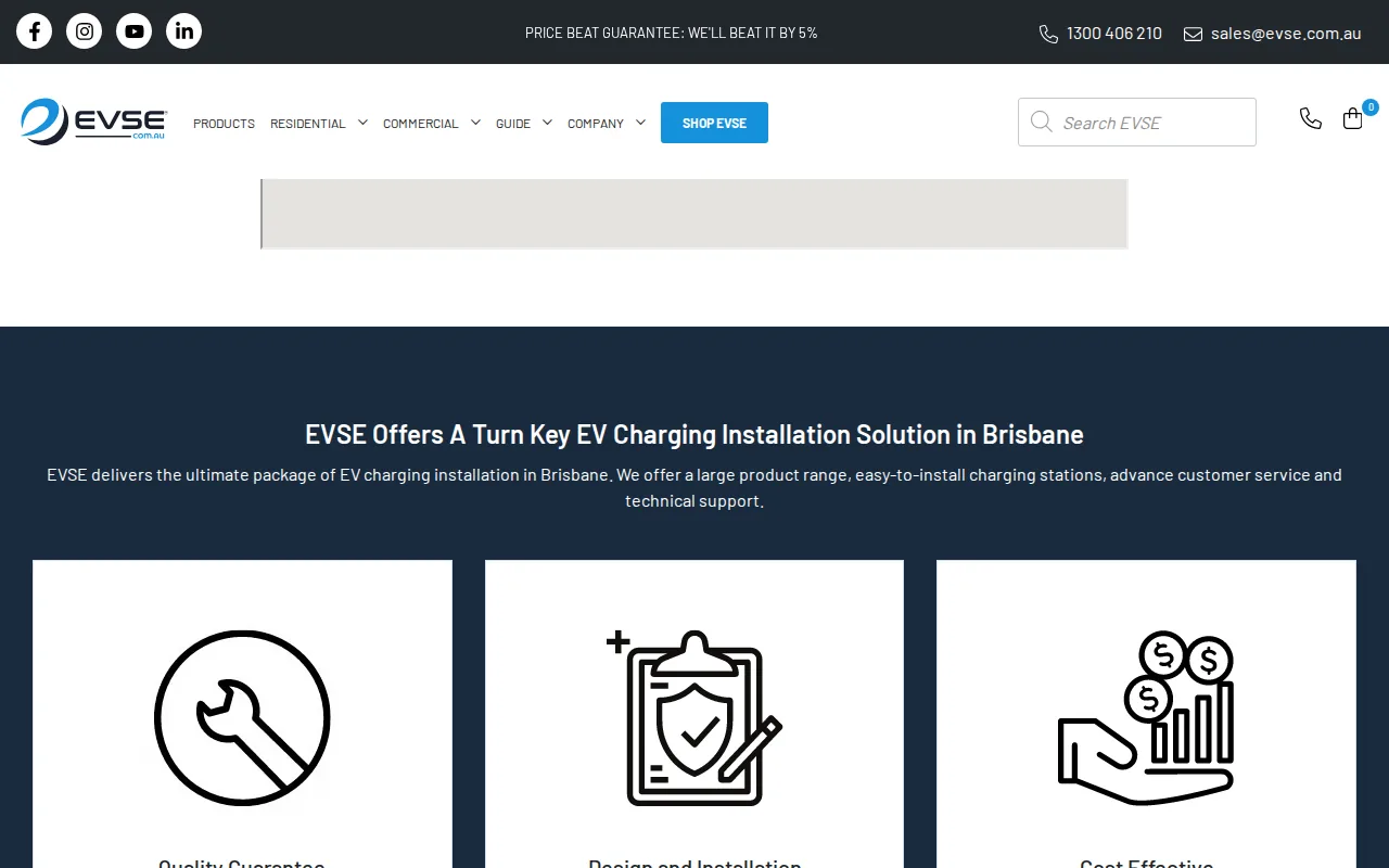 EVSE: visual reference for 6. EVSE , Fixed‑price service with 2‑year extendable warranty