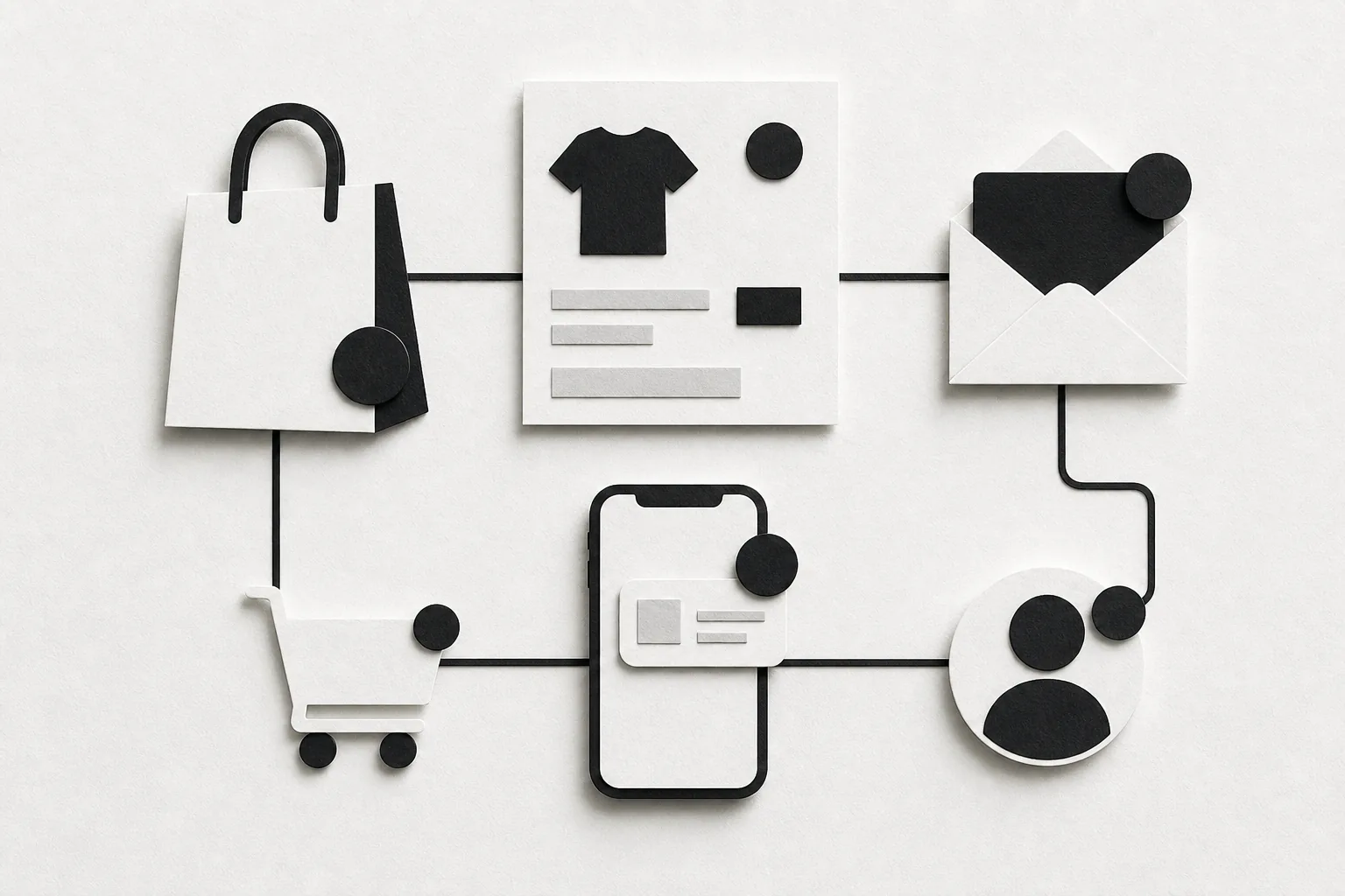 Ecommerce email automation with customer data abandoned cart and post-purchase messages.