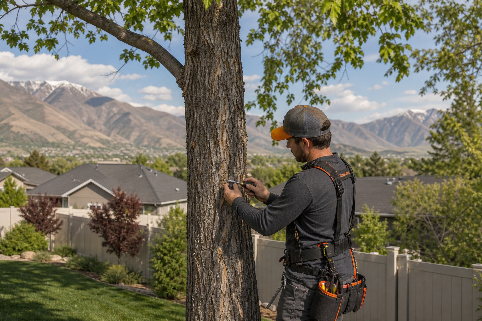 Emerald Ash Borer Treatment: What Works 2 arborist timing ash tree treatment in Northern Utah