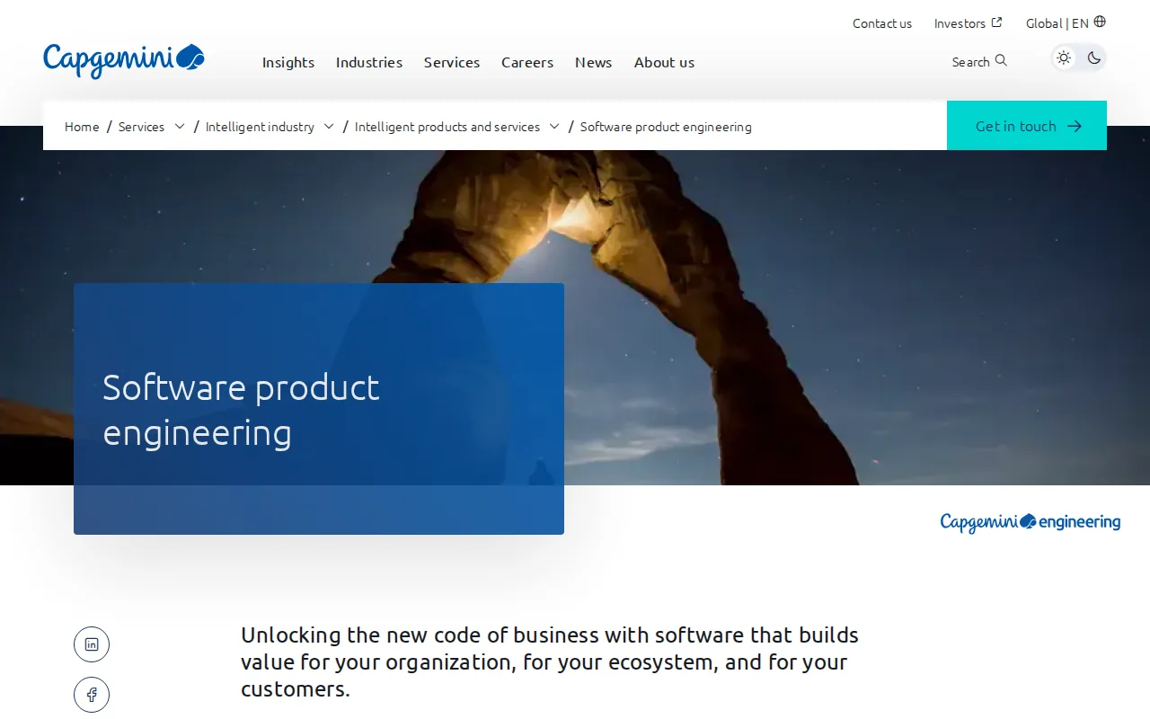 Capgemini: visual reference for 4. Capgemini — Large-scale transformation with managed MLOps