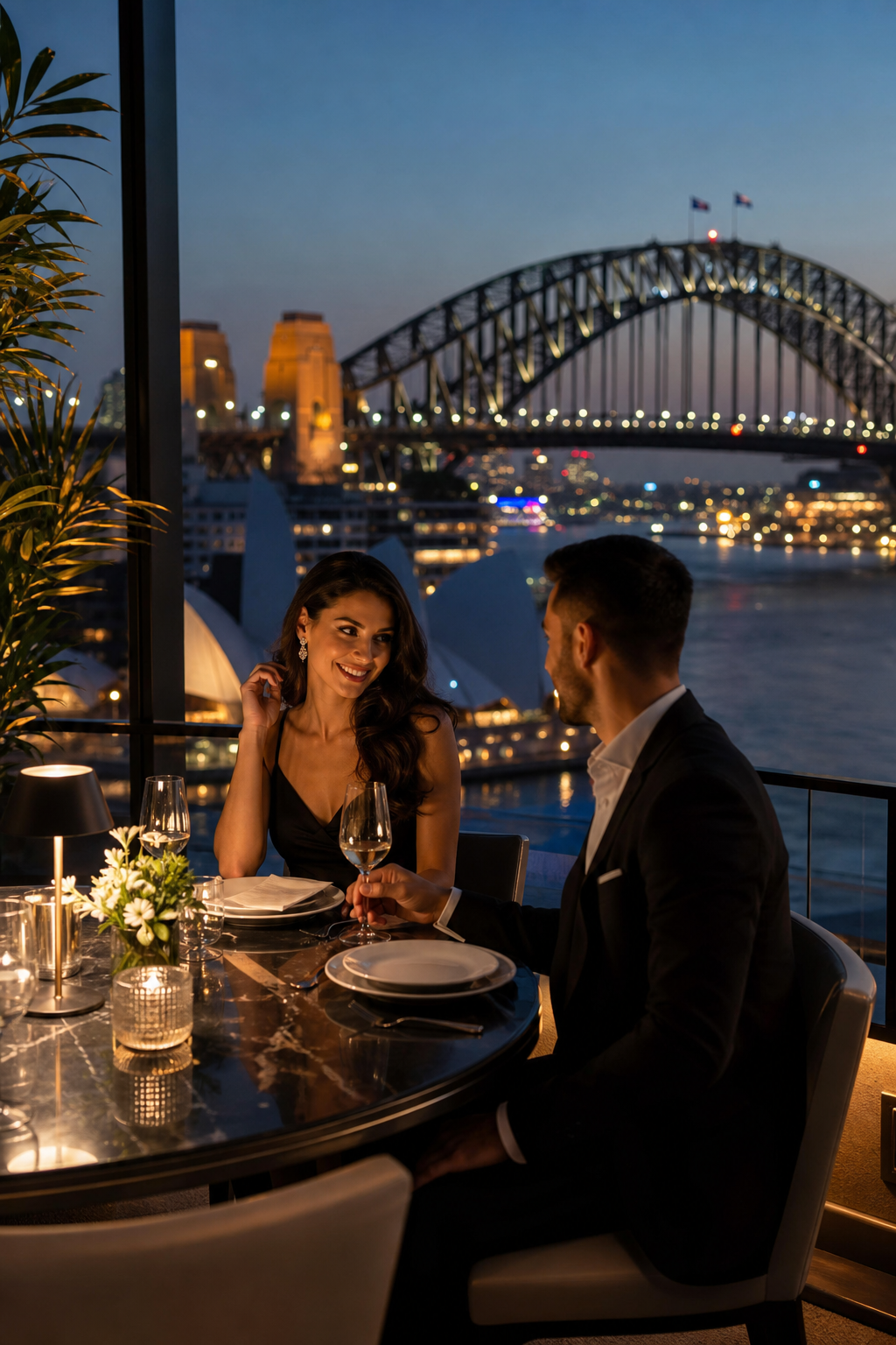 Upscale Sydney rooftop restaurant booking venue for an exceptional escort experience